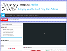 Tablet Screenshot of fengshuiarticles.com